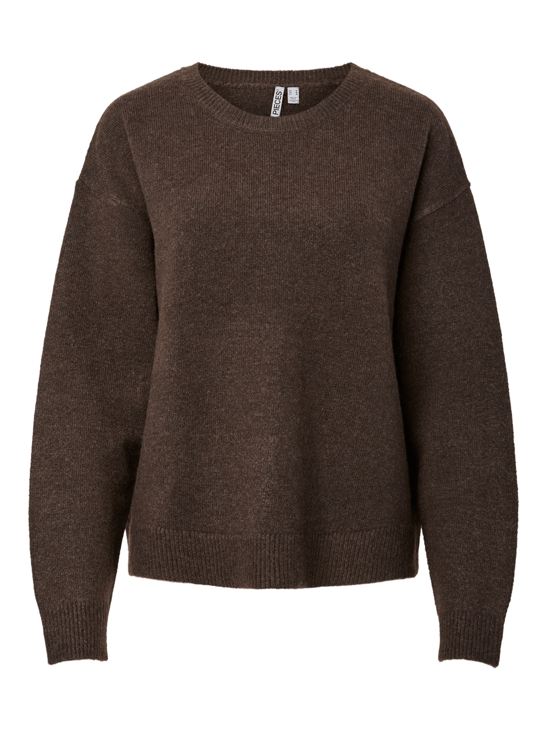 PCSALLY Knitted Top - Hot Fudge - VERO MODA & VILA Bergvik